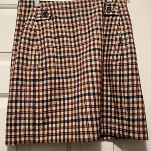Banana Republic Factory - wool plaid skirt